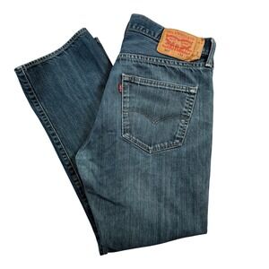 Levi's 501 Jeans Mens 33x30 Button Fly Classic Blue Denim Straight Leg